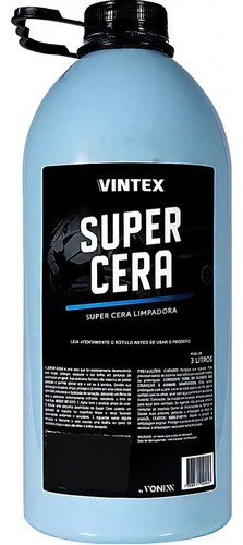 Super Cera Limpadora Automotiva 3l Vonixx Vintex