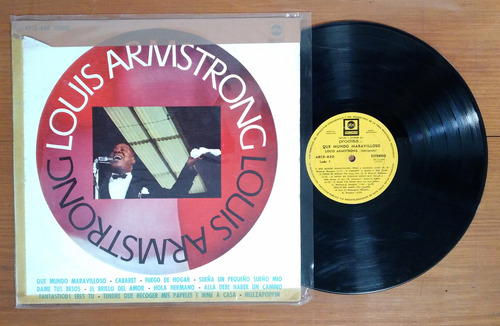 Louis Armstrong Que Mundo Maravilloso Disco Lp Vinilo