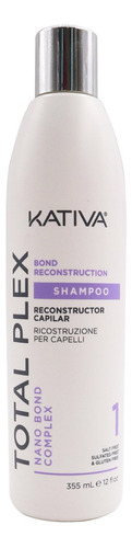 Shampoo De Reconstrucción Capilar Total Plex Kativa 355ml