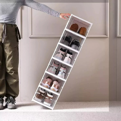 Zapatera Plegable Organizador 3 Niveles Una Pieza Firme