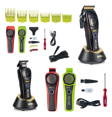 Clipper + Trimmer + Shaver Mrd Pro Combo Vector Carcasa 12c