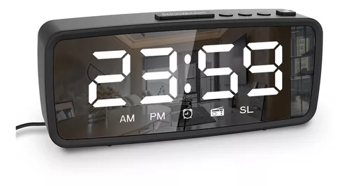  ROCAM Radio despertador – Reloj despertador Bluetooth
