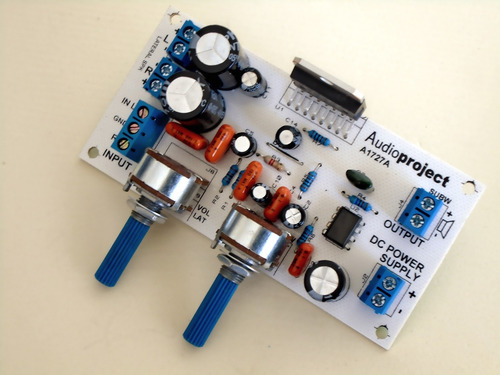 Imagen 3 de 6 de Modulo Amplificador 2.1 6+6+20 W Con Volumen - Audioproject