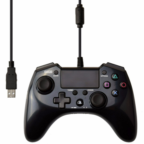 Hori Pad 4 Fps Azul Compatível Com Ps3 E Ps4 Pro Top