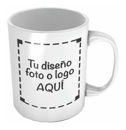 Pack 20 Taza Blanca Personalizada A Todo Color