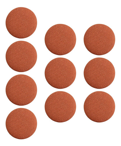 2 X 10x Botones Cubiertos De Tela, Botones De Mango,