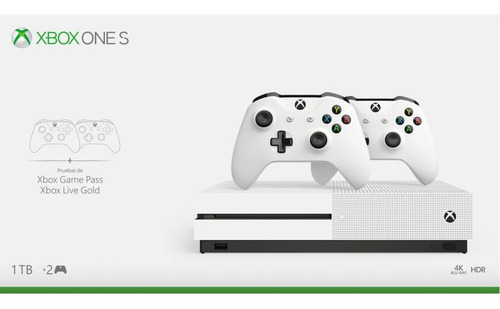 Consola Xbox One S Paquete De Dos Controles 1tb Jmt