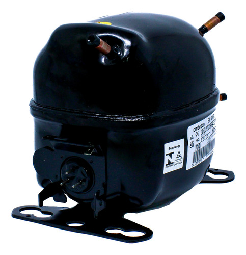 Motor Compressor Para Geladeira 1/6 Hp R134a 110v Embraco