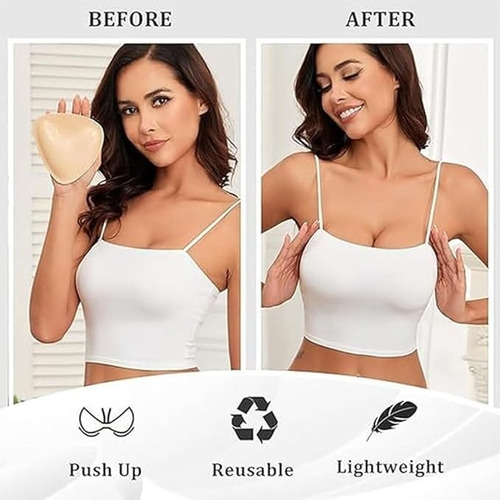 Invisible Adhesive Push Up Bra Sticky Strapless, Sujetador