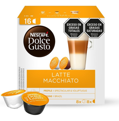 Cápsulas Dolce Gusto Latte Macchiato Caja X 16