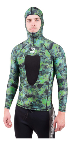 Ist Rashguard Pesca Submarina Capucha Almohadilla Carga