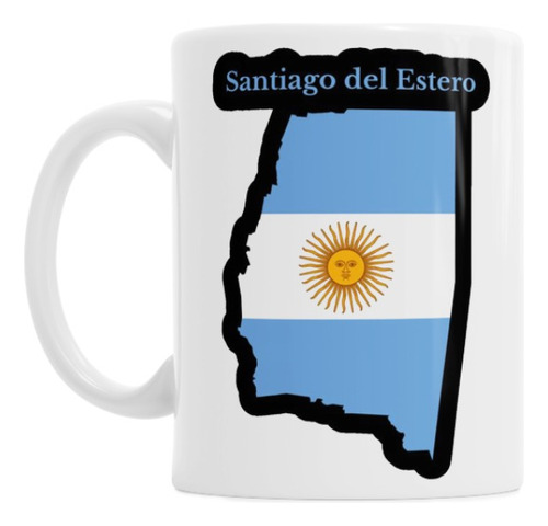 Taza De Ceramica Santiago Del Estero Provincia