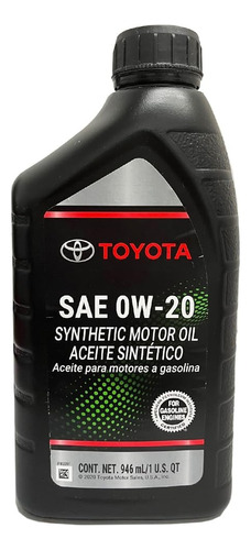 Aceite Sae 0w20 Sintético Toyota Envío