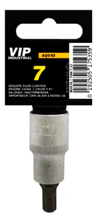 Soquete Allen 1/2 X M07 Crv Vip Industrial