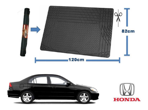 Tapete Cajuela Universal Ligero Honda Civic 2001 A 2005