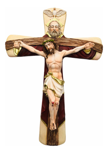 Cristo Cruz Crucifijo Trinitario. Imagen De La Sta. Trinidad