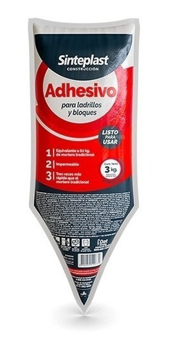 Adhesivo Listo Para Ladrillos Y Bloques 3kg Dun Sinteplast