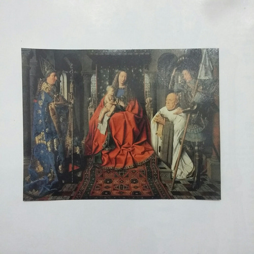 Recorte Imagen Cuadro Virgen Del Canónigo Joris Van Eyck (rc