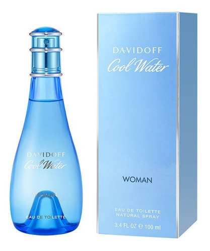 Perfume Importado Davidoff Cool Water Woman Edt 100 Ml