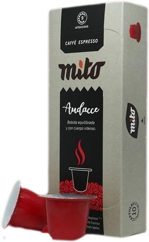 Pack 10 Cajas Capsulas Cafe Mito(comp Nespresso) Zulqui 