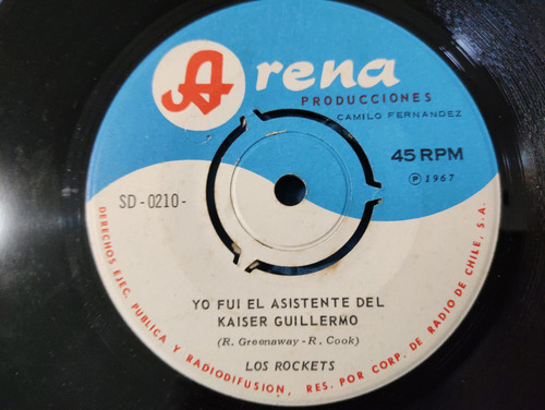 Vinilo Single - Los Rockets - Salvaje Y Tierno ( C154 (Usado)
