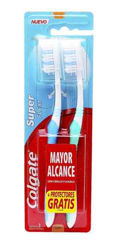 Cepillo Colgate Super Flexi Suave Blíster X2ud