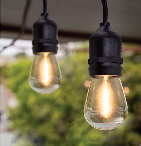 Tira Luces En Serie Led Estilo Vintage Exterior 14.6m