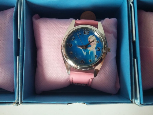 Relógio Frozen Princesa Anna E Elsa Moda Menina Criança