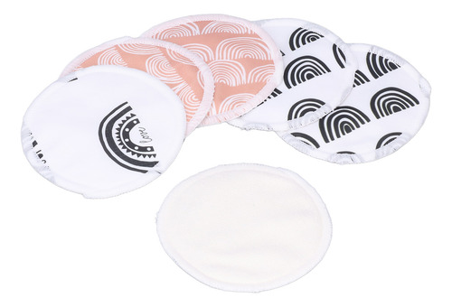 Almohadillas De Lactancia Reutilizables, 6 Unidades, De Fibr