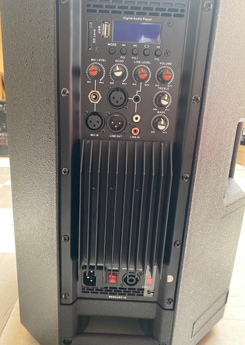 Bafle Amplificado 15 Mercury Dsp1501 Usb-bt + 600 Watts Rms