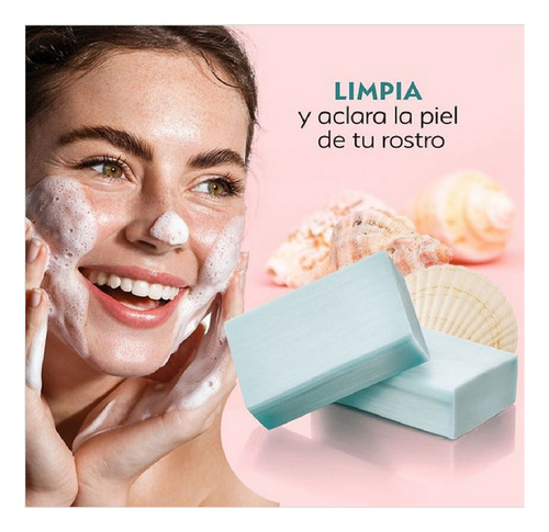 Jabón Facial Con Concha Nácar Arabela