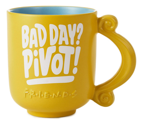 Taza Esculpida Serie Friends Bad Day Pivot Cerámica Amigos