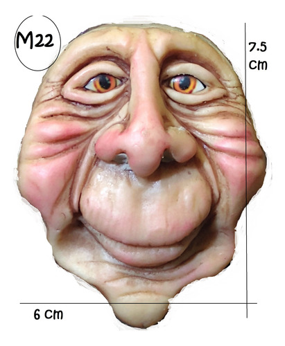 Combo Esqueleto, Pelo, Ojos, Moldes Duendes 30 Cm Blanco