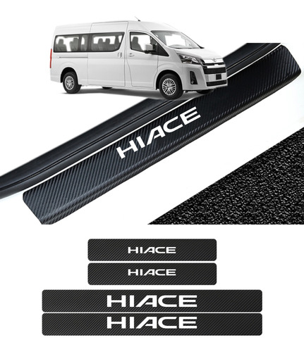 Sticker Protección De Estribos Toyota Hiace 