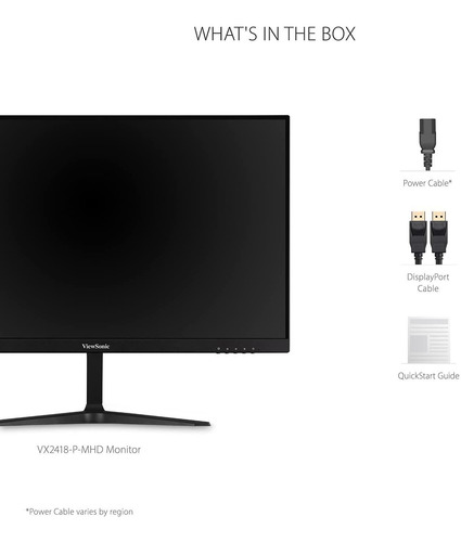 Imagen 7 de 9 de Viewsonic Vx2418-p-mhd 24 Pulgadas Full Hd 1080p 165hz 1ms V