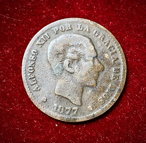 Moneda 5 Centésimos España 1877 Km 674 Oferta Numisgam. (Usado)