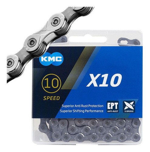 Cadena Kmc X10 Para 10 Velocidades