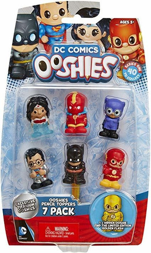 Ooshies Conjunto 4 Dc Comics Serie 1 Figura De Acción (7 P