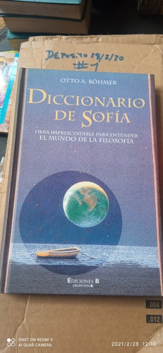 Libro Diccionario De Sofía. Otto Böhmer