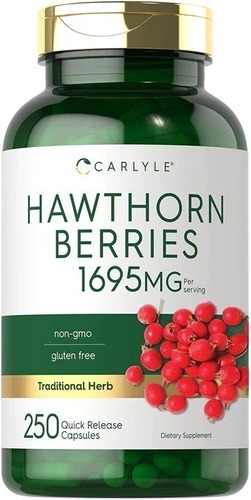 Carlyle | Hawthorn Berry Extract | 1695mg | 250 Capsules