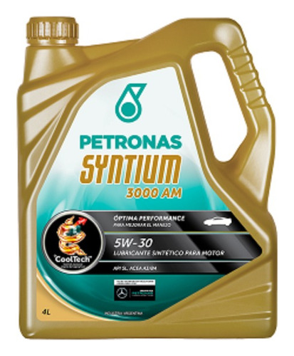 Lubricante Para Motor Petronas Syntium 3000 Am 5w-30 4 L