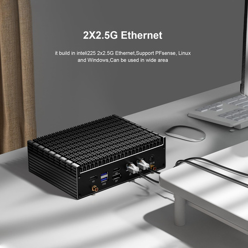 Mini Pc Fanless, Intel 12th Core Iu, 10 Corres 12 Threads, S