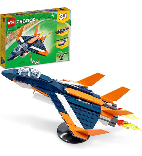 Lego Creator Construccion Avion Jet Supersonico 215 Piezas- 