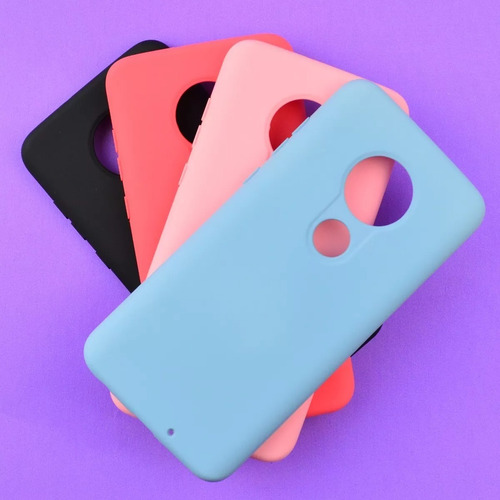 Funda De Silicona Compatible Con Motorola Moto G7 Y G7 Plus