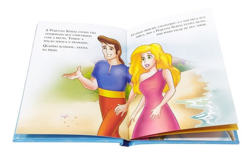 Livro Mini Uma História Sobre Amor A Pequena Sereia