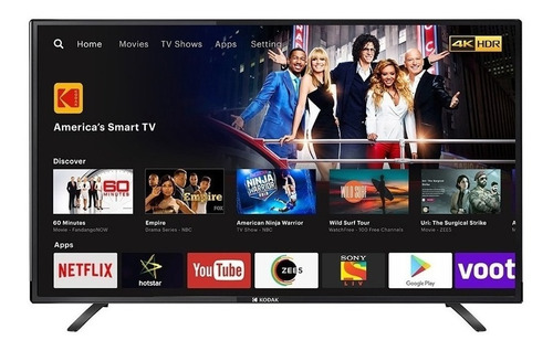 Smart Tv 4k Uhd Led 50 Pulgadas Hdmi Netflix Youtube Usb Kodak