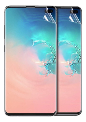 Mica Gel Protector Pantalla  Para Galaxy S10 Plus (2 Piezas)