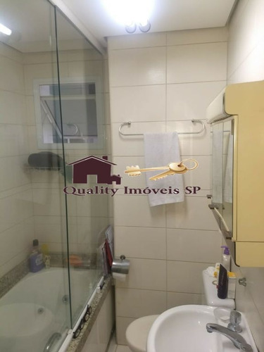 Imagem 13 de 15 de Ótima Oportunidade,apto De 100 Mts,com Suite Master Com Uma Banheira De Hidromassagem,com 02 Suites, - Qy3390