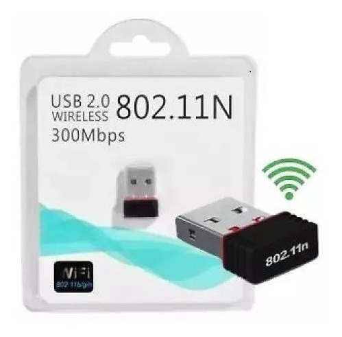 Mini Receptor Señal Wifi Usb Antena De Red Inalambrica Lan