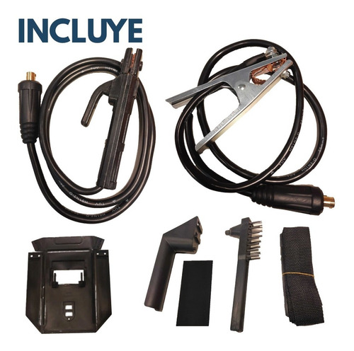 Imagen 5 de 7 de Soldadora Inverter Logus Sli-205 Lcd Mma/tig - 6 Cuotas -